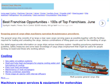 Tablet Screenshot of generalcargoship.com